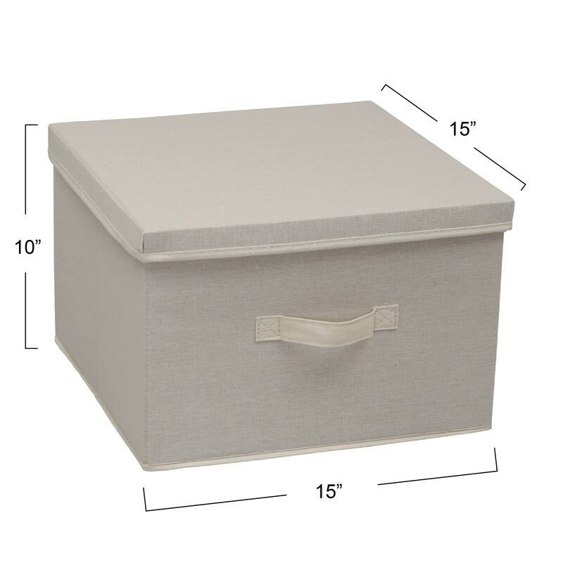 Household Essentials Storage Box With Lid With Sturdy Sides
