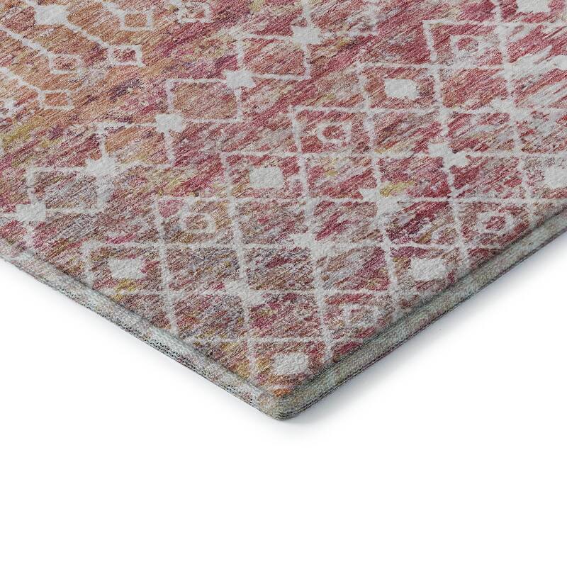 Premium Washable Super Soft Boho Trellis Mayfield Rug