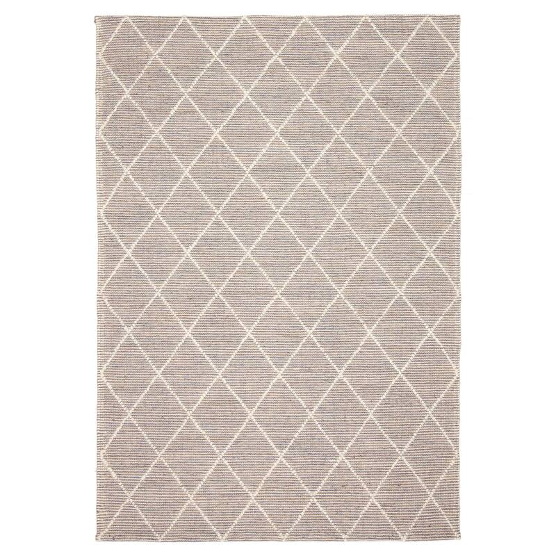 ECARPETGALLERY Braid weave Sienna Taupe Wool Rug - 5'1 x 7'5 - Taupe - 5'1 x 7'5