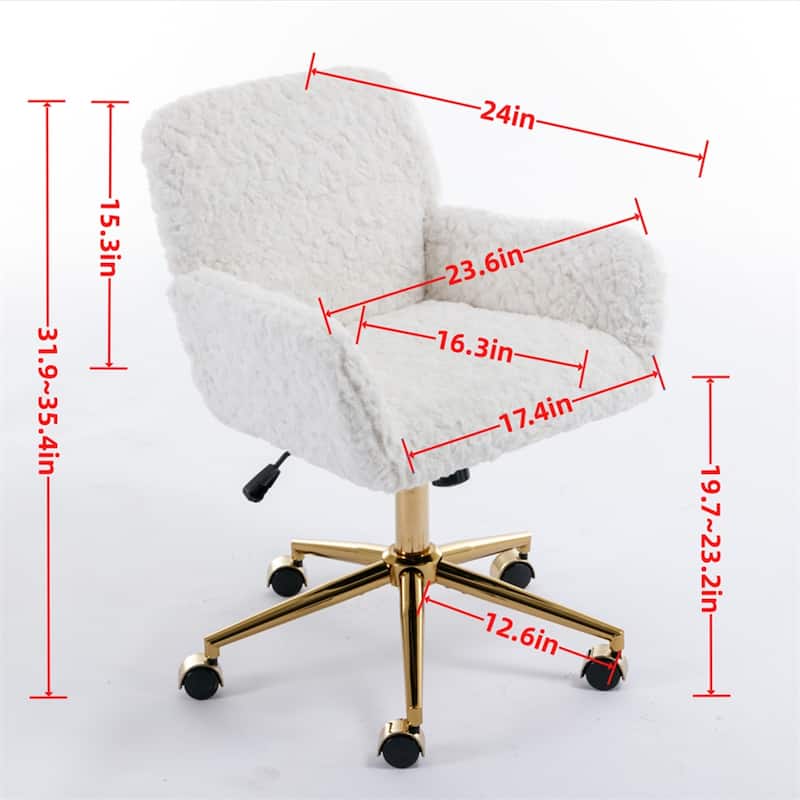 Office Chair,Home Office Chair with Metal Base,Adjustable Desk Chair