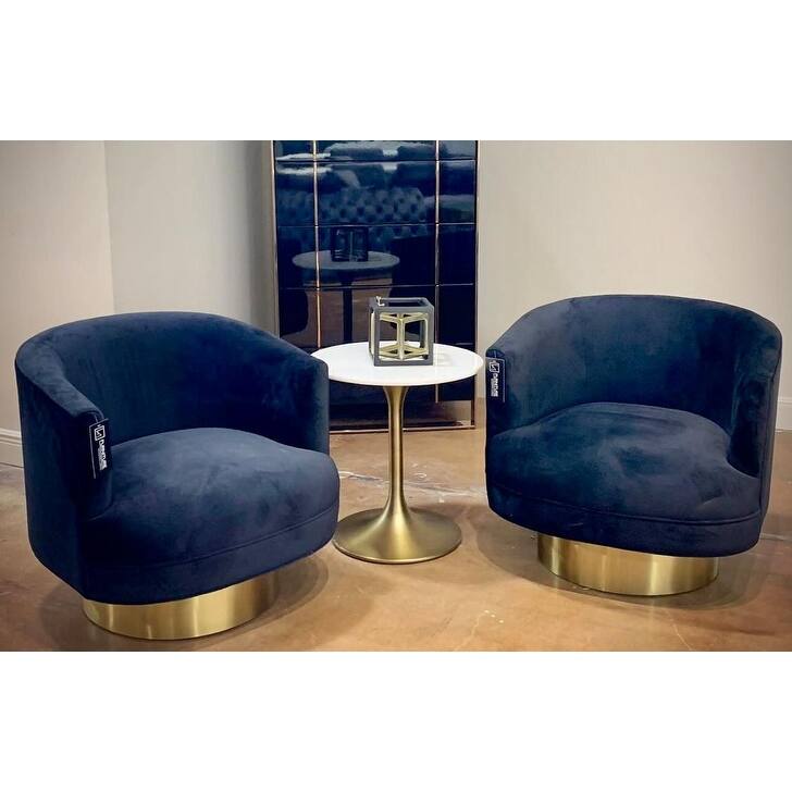 Divani Casa Basalt Modern Black Fabric Accent Chair