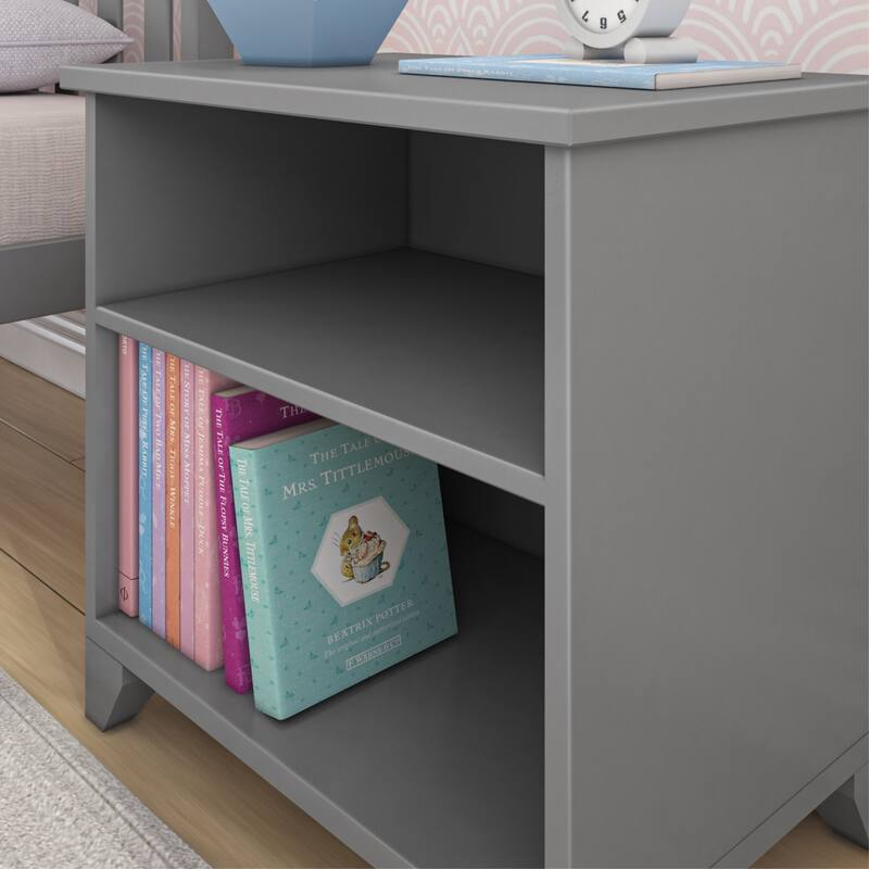 Max and Lily Nightstand with Shelf
