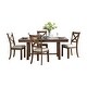 preview thumbnail 1 of 6, Crocus 5-Piece Dining Set Brown