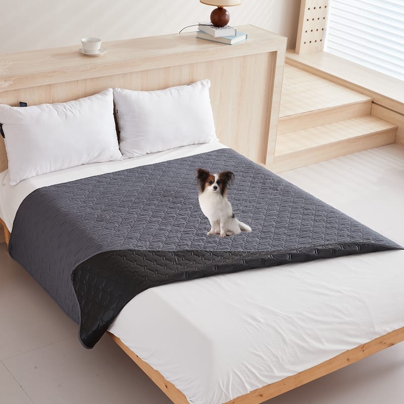 Waterproof Dog Blanket Washable Pet Couch Cover Furniture Protector Leakproof Reversible Blanket for Dogs Cats ,51"x 79"