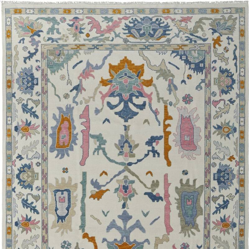 HomeRoots Floral Bohemian Rectangle Area Rug