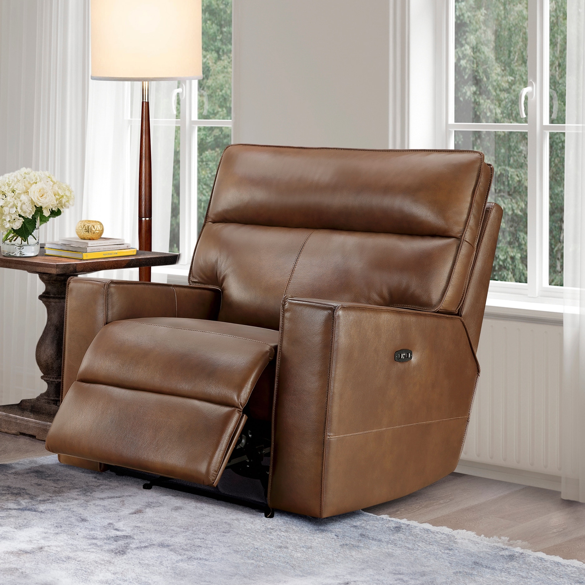 Altino leather power recliner sales
