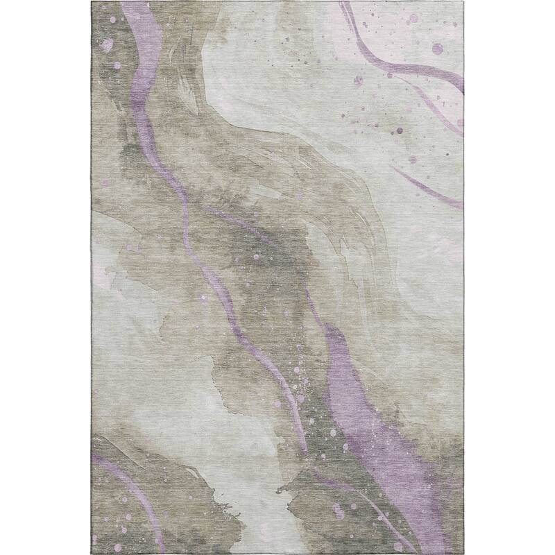 Premium Washable Super Soft Abstract Contemporary Mayfield Rug