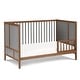 preview thumbnail 4 of 3, Pixie Finn 3-in-1 Crib in Walnut/Charcoal - Walnut Brown