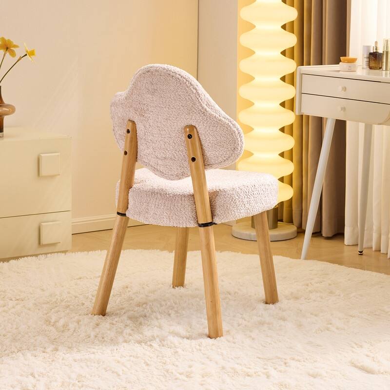 Cloud Puff Soft Accent Chair – Cozy Vanity & Lounge Chair