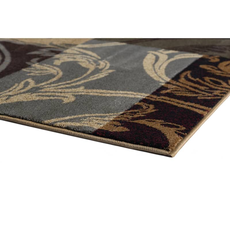 Infinity Transitional Floral Indoor Area Rug