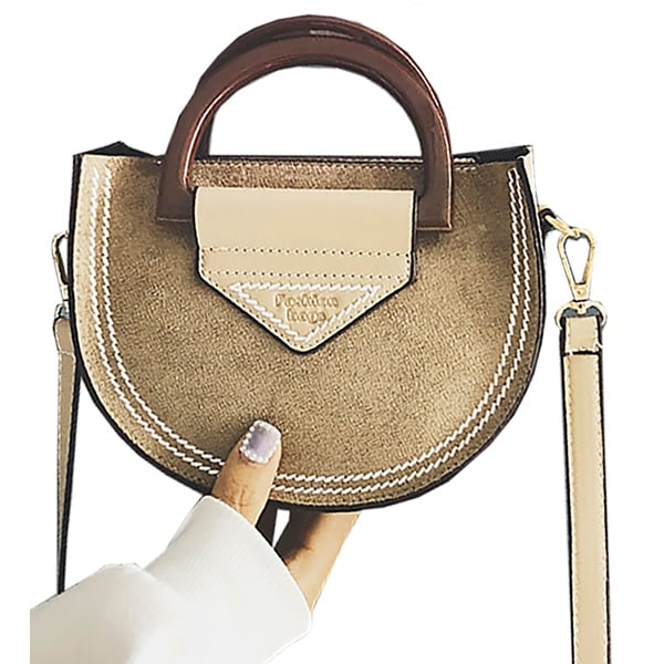 Shop QZUnique Women&#39;s PU Leather Handbag Crossbody Bag Shoulder Bag Handbag Purse with Zipper ...