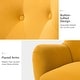 preview thumbnail 72 of 107, Eusebio Tufted Velvet Accent Chair with Wingback, Arms, and Metal Gold Legs for Living Room or Bedroom by HULALA HOME
