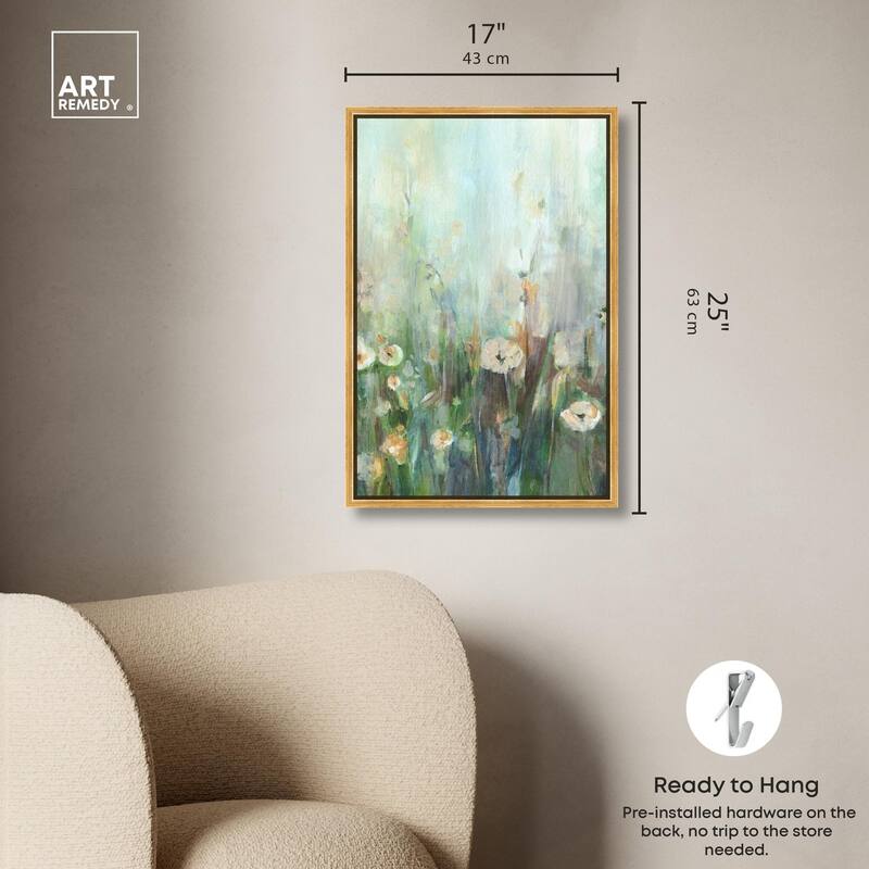 Harmony Green II Canvas by Art Remedy