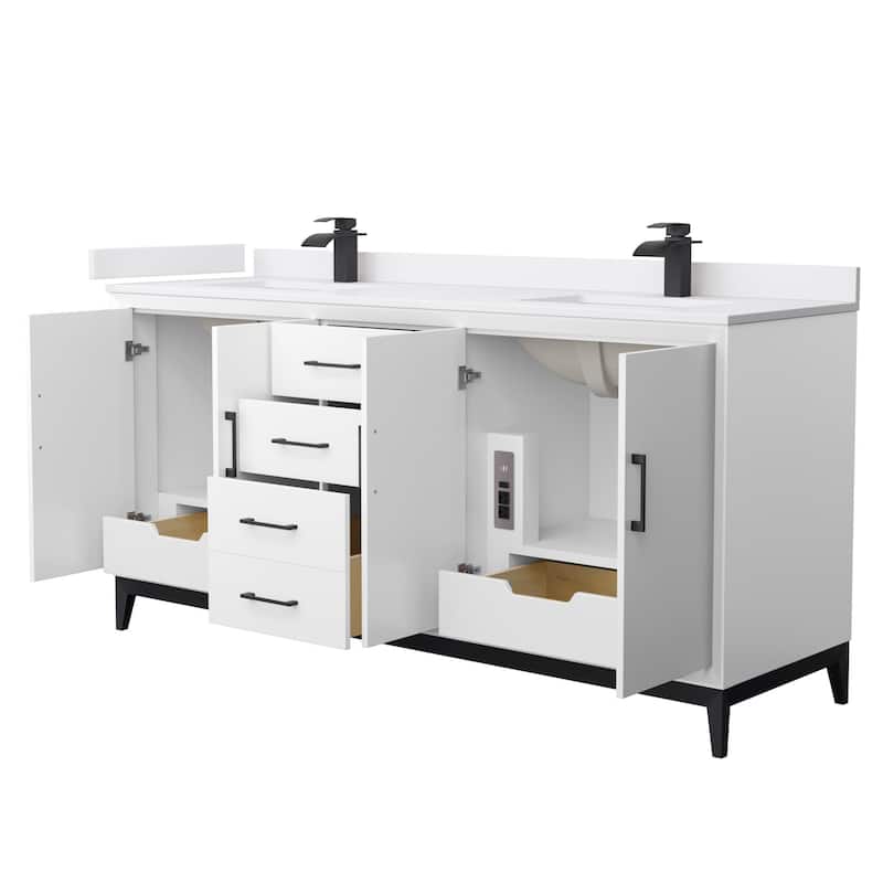 Wyndham Collection WCH818172D-VCA-UNSMXX Amici 72" Free Standing