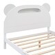preview thumbnail 40 of 48, 3-Pieces Bedroom Sets Kids Platform Bed with Nightstand & Storage Dresser, Kids Bed with Motion Activated Night Lights