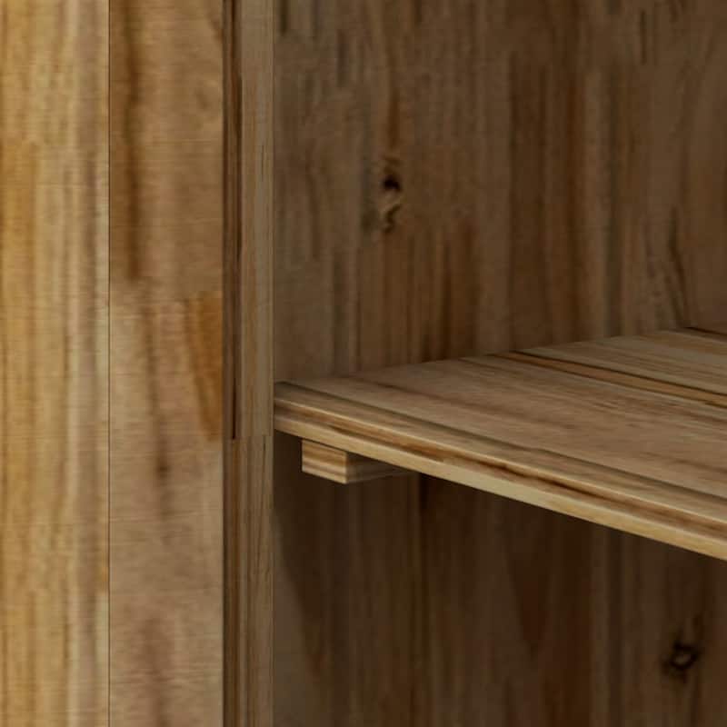 Outsunny Wooden Garden Shed, Outdoor Storage Cabinet with Waterproof Galvanized Metal Roof, Narrow Tool Shed