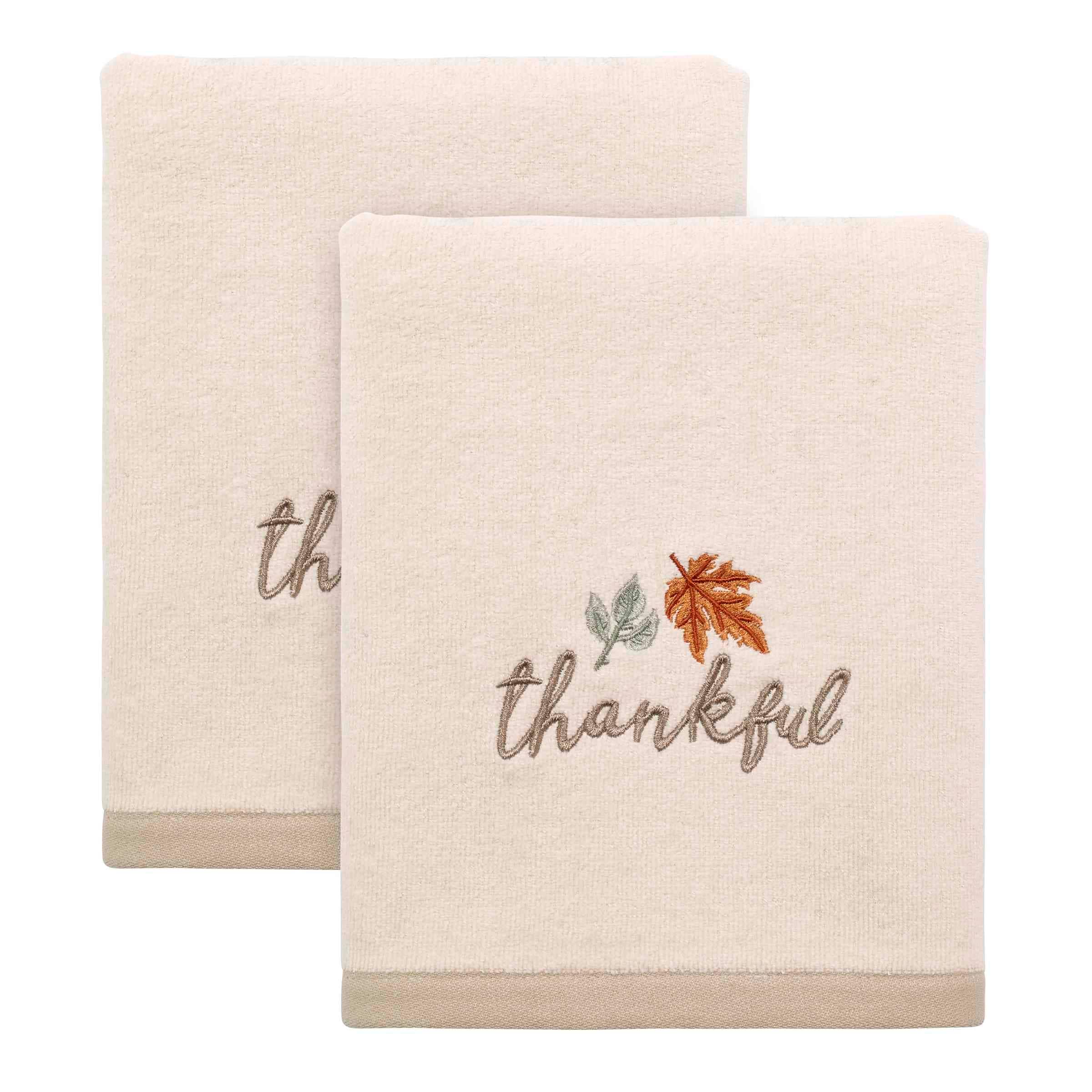 Avanti Grateful Patch 2-Pack Hand Towel Set - Hand Towel 2pk Set