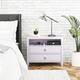 The Novogratz Her Majesty 2 Drawer Nightstand