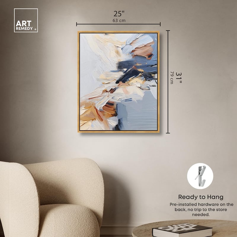 A Symphony in White II Canvas by Art Remedy