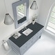 preview thumbnail 31 of 56, James Martin Vanities Breckenridge 60" Single Vanity, Serenity Blue Charcoal Soapstone