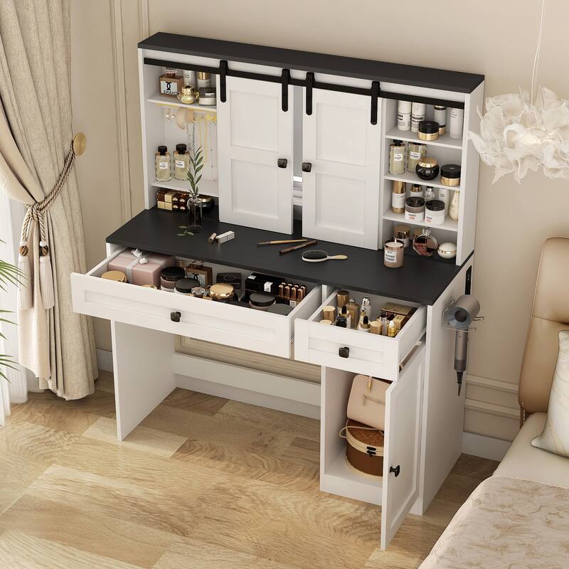 Farmhouse Dressing Table Makeup Table