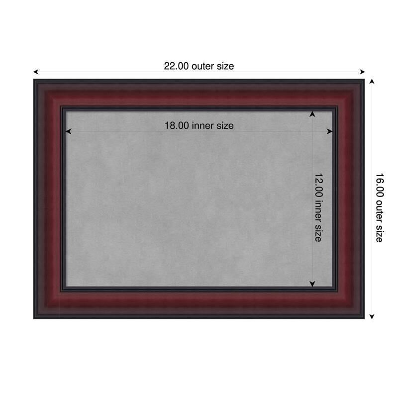 Amanti Art Dalat Black Framed - 22 x 16 in - Dalat Cherry