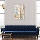 preview thumbnail 24 of 64, Bright Days, Pastel Bright Strokes Modern Gold Canvas Wall Art Print for Living Room