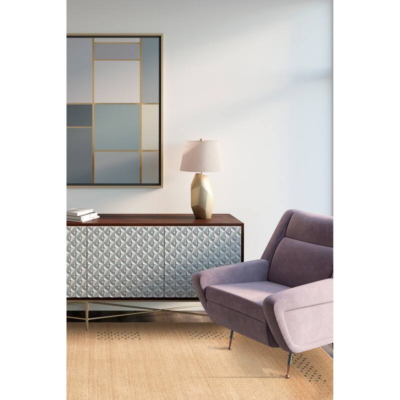 ECARPETGALLERY Hand Loomed Kashkuli Gabbeh Tan Wool Rug - 4'0 x 6'0