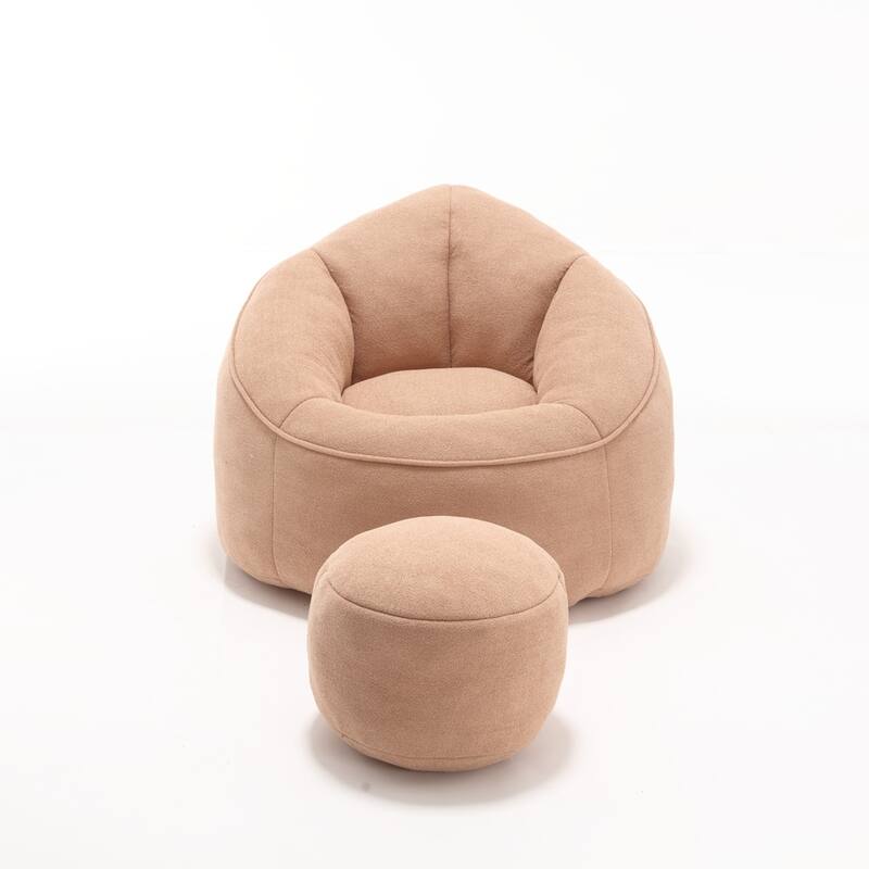 Bedding Bean Bag Sofa Chair With Footrest