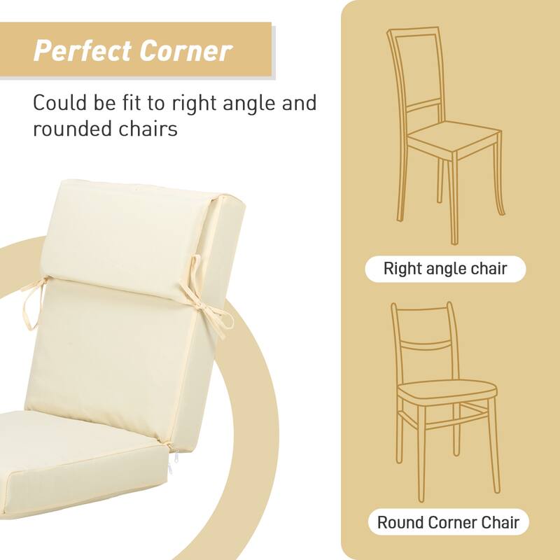 Aoodor 4.1" Outdoor Seat / Back Cushion