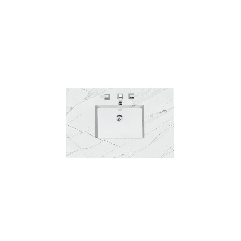 Emmeline 36" Single Vanity Cabinet, Pistachio - Pistachio/Ethereal Noctis - 36"