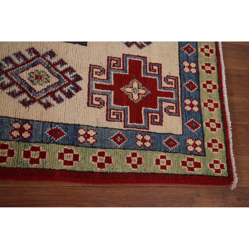 Red Kazak Oriental Area Rug Handmade Wool Carpet - 8'3" x 11'7"