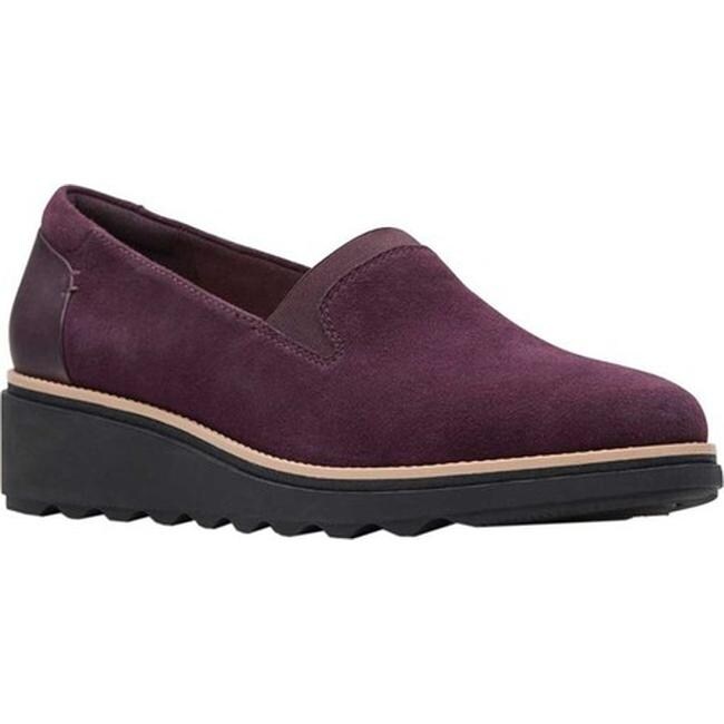 Clarks sharon dolly aubergine clearance