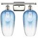 Option Polished Nickel / Sapphire Blue