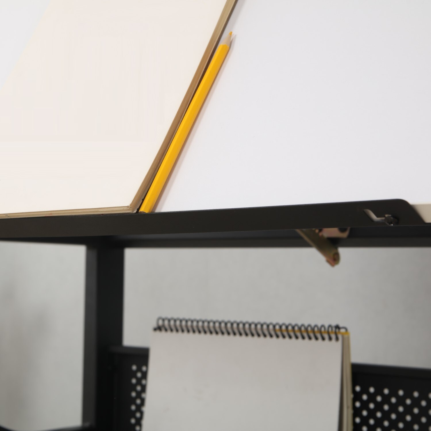 Tilting Desk With Storage Drawers CuisinSmart Adjustable Drafting ...
