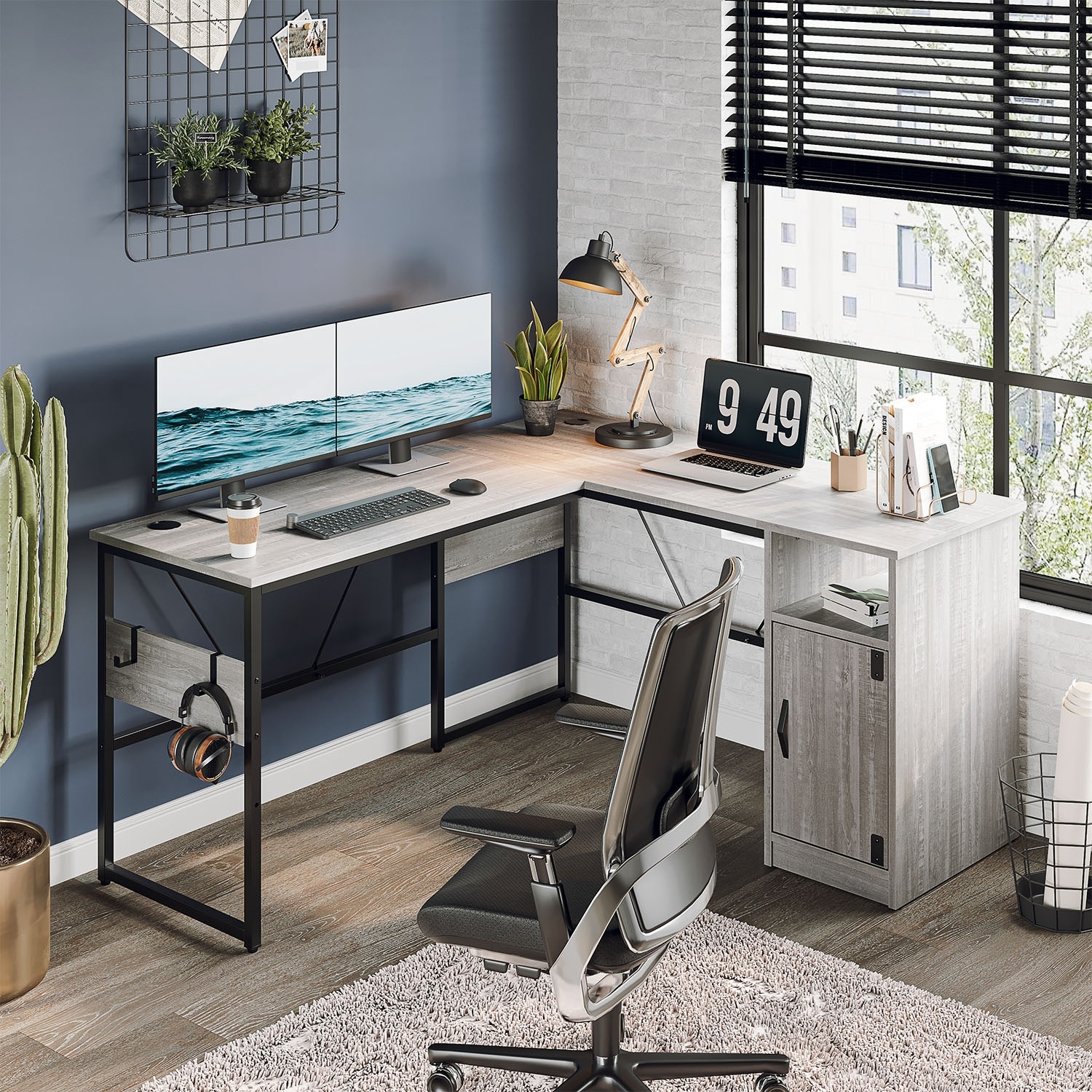 Designa 60 inch computer hotsell desk l shaped