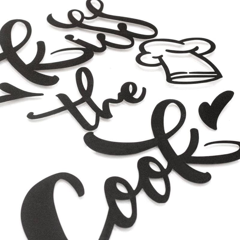 Kiss The Cook Metal Wall Decor