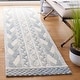 preview thumbnail 6 of 23, SAFAVIEH Handmade Metro Gerlinde Wool Rug 2'3" x 9' Runner - Blue/Ivory - Runner