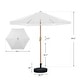 preview thumbnail 74 of 101, Autlaycil 7.5FT Solar Patio Umbrella with Base and Tilt,Crank