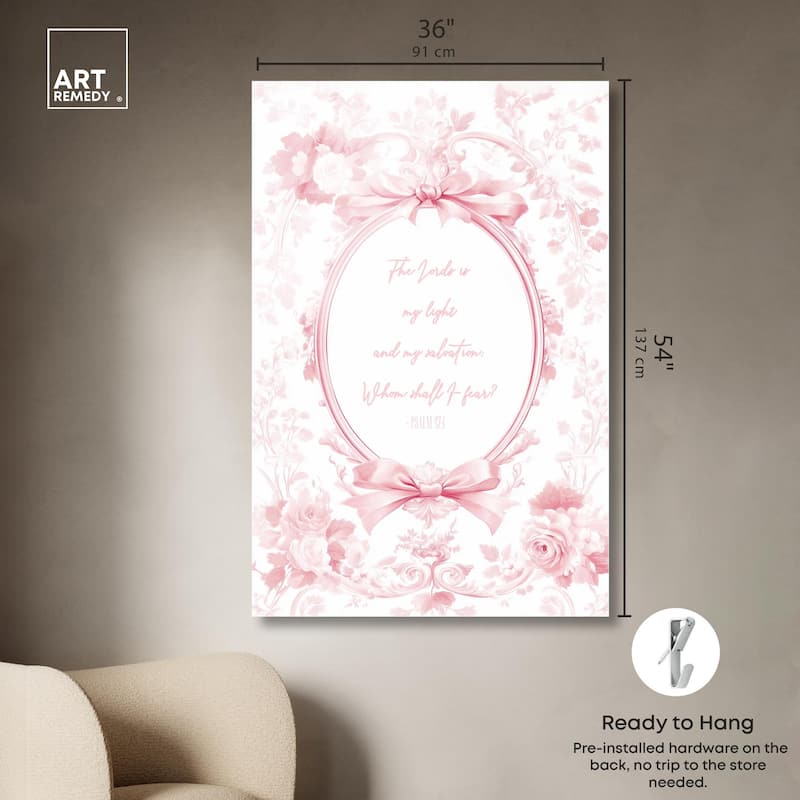 My Light Pink Acrylic by Art Remedy, Ready to Hang