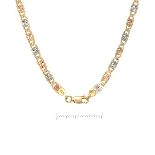 Rose and white gold chain Clearance
