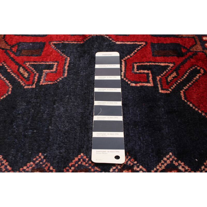 ECARPETGALLERY Hand-knotted Anadol Navy Wool Rug - 3'7 x 10'6