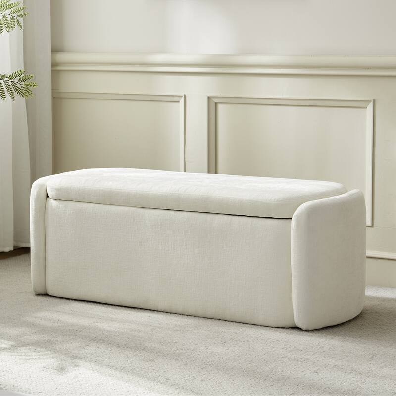 Bedroom Bench Storage Bench with Arms Ottoman entryway bench with storage End of Bed Bench, Entryway Bench