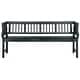 preview thumbnail 2 of 5, SAFAVIEH Brentwood Dark Slate Grey Bench - 68.1" x 20.1" x 31.5"