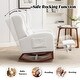 preview thumbnail 7 of 89, HOMYKA Teddy Nursery Rocking Chairs with Foot Rest