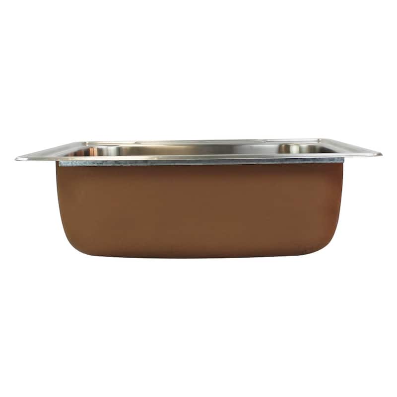 Transolid K-CTSB25228-MR2 Classic 25" Drop In Single Basin Stainless