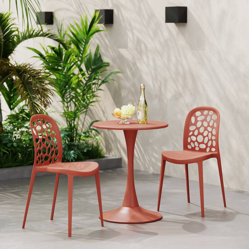 Frond and Form 2-Person Outdoor Round Dining Set