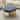 HUIMO 33in Round Upholstered Solid Wood Ottoman Coffee Table with Storage Shelf