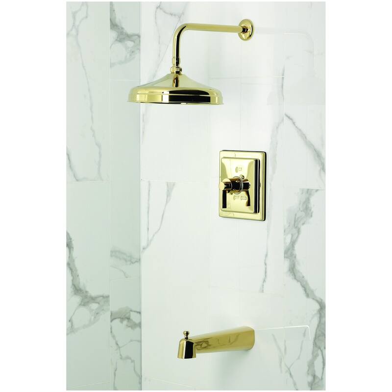 Kingston Brass KB614.NDL Tub and Shower Trim Package with 1.8 GPM