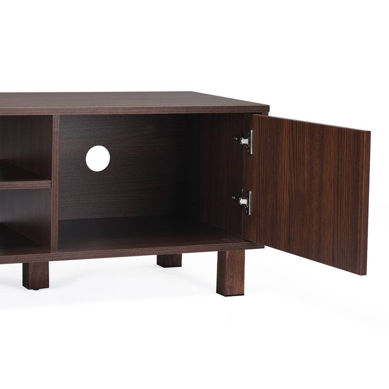 Mid-Century Modern 63" TV Stand Media Console Table Entertainment Center for Living Room